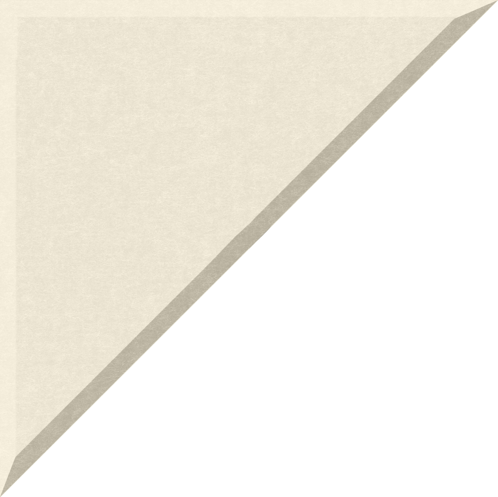 Small 90 degree triangle in Ivory