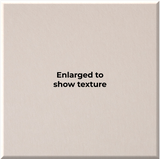 A square beige textured tile or swatch with the centered text 'Enlarged to show texture' in black, shown against a white background.