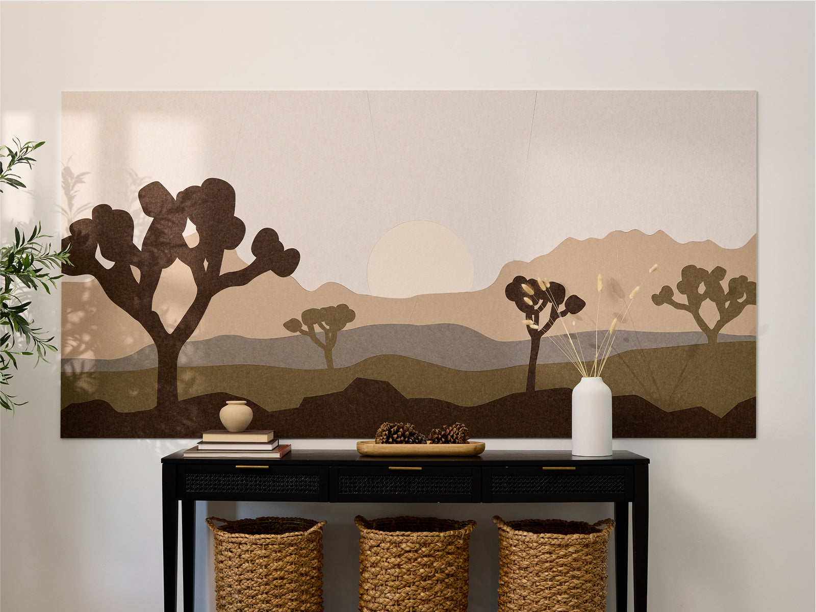 Joshua Tree felt design on wall