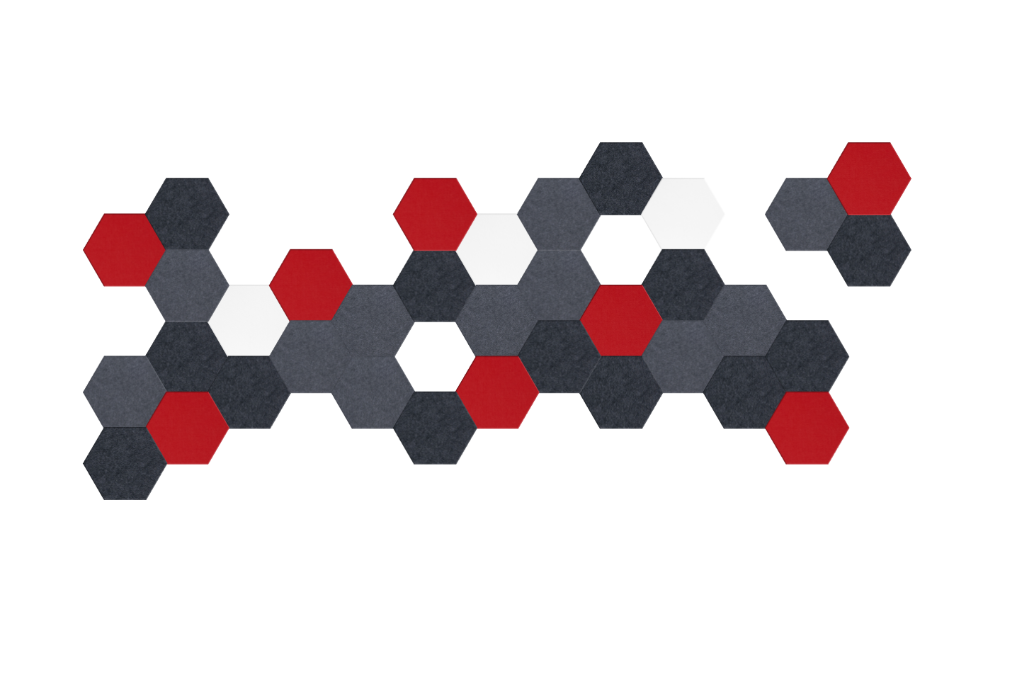 red black hexagon 1 Design