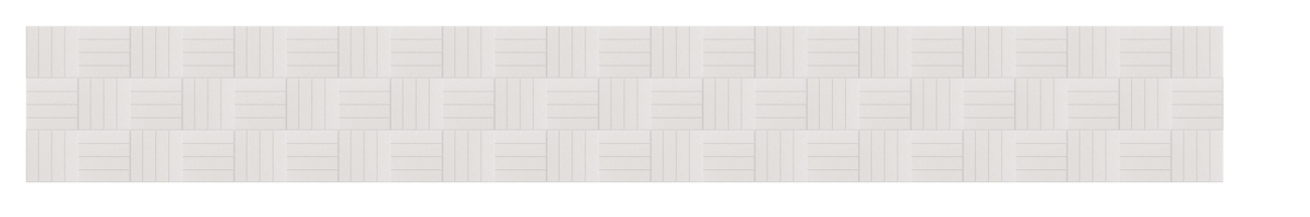 Tan woven textile with geometric interlocking pattern in neutral tones.