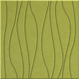 Kiwi 9mm Engraved River felt sample with wavy vertical grooves