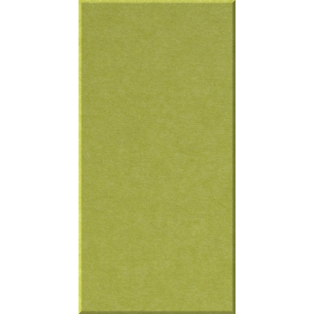 A rectangular olive green textured panel or tile shown against a plain white background.