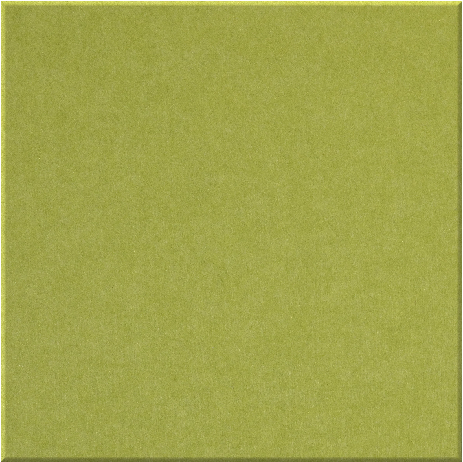 Large square tile in solid chartreuse green with a matte textured finish.
