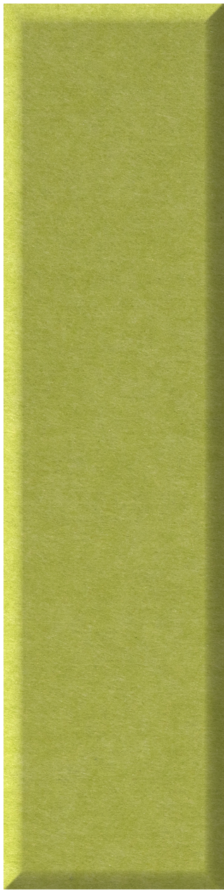Lime green shiplap tile with horizontal textured planks and subtle shadow detailing.