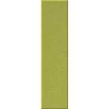 A vertical rectangular swatch of textured olive green material on a plain white background.