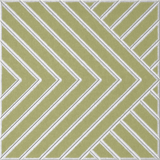 Light green acoustic felt tile featuring layered diagonal lines and chevron shapes
