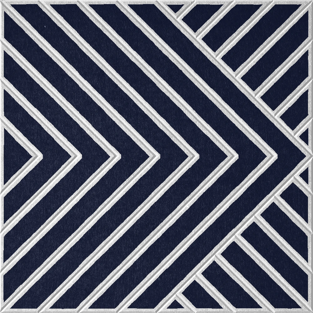 18mm Layered Engraved Converge felt sample in Oxford