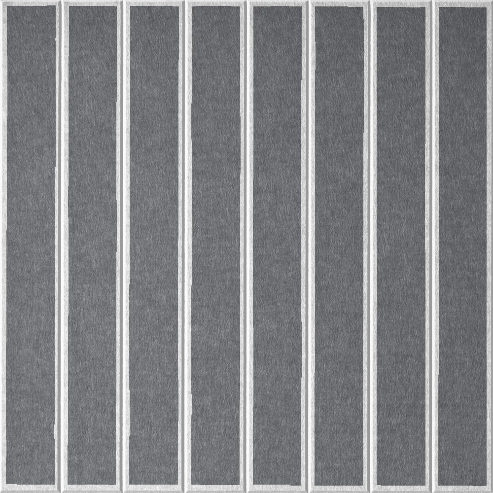 18mm Layered Engraved Lg Parallel felt sample in Armor