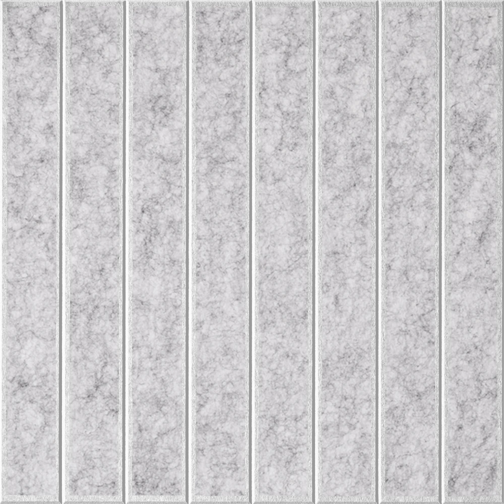18mm Layered Engraved Lg Parallel felt sample in Nickel