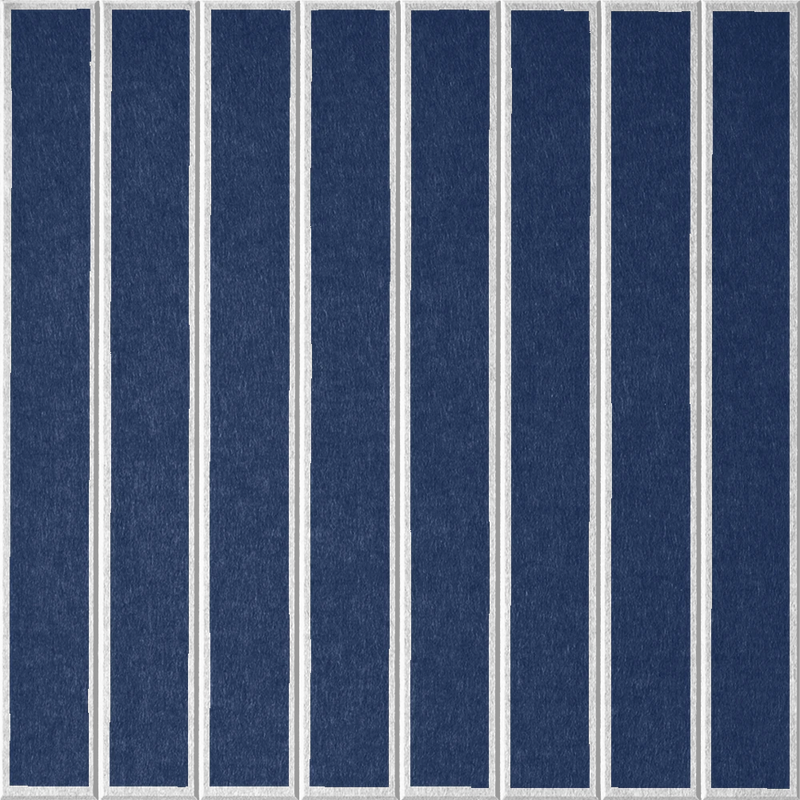18mm Layered Engraved Lg Parallel felt sample in Admiral