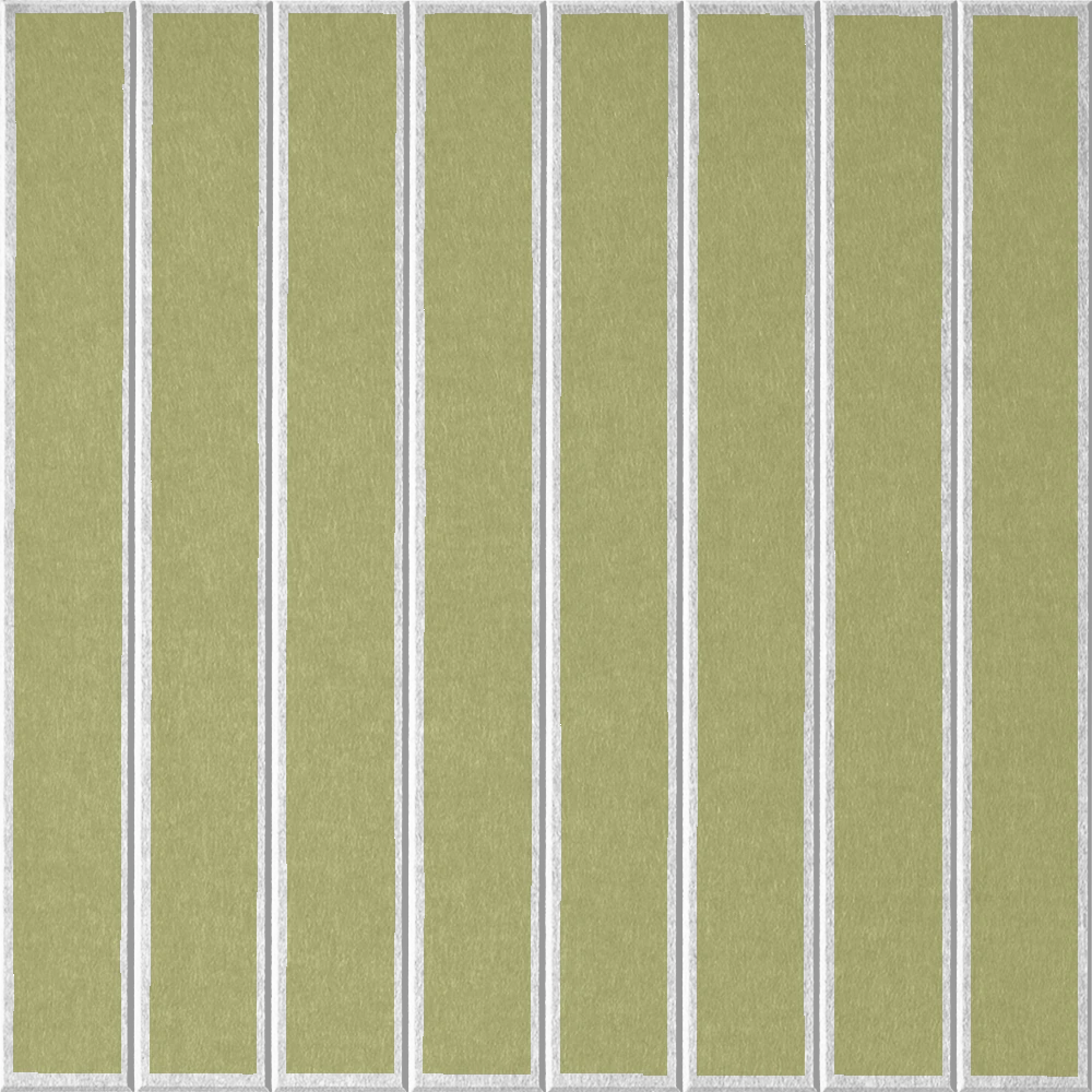 18mm Layered Engraved Lg Parallel felt sample in Aloe