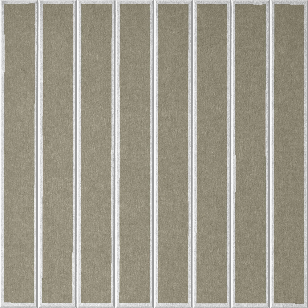 18mm Layered Engraved Lg Parallel felt sample in Sage
