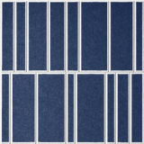 Admiral 18mm Layered Engraved Offset felt sample with white staggered vertical grooves