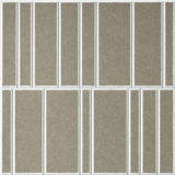 18mm Layered Engraved Offset felt sample in Sage