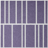 18mm Layered Engraved Offset felt sample in Wisteria