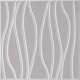 Fog 18mm Layered Engraved River felt sample with white wavy vertical grooves