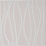 Latte 18mm Layered Engraved River felt sample with white wavy vertical grooves