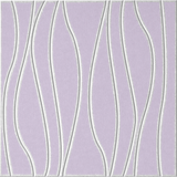 Lilac 18mm Layered Engraved River felt sample with white wavy vertical grooves