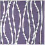 Wisteria 18mm Layered Engraved River felt sample with white wavy vertical grooves