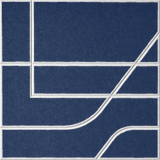 Admiral 18mm Layered Engraved Subway felt sample with white offset stepped line grooves