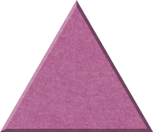 Plum Large Triangle