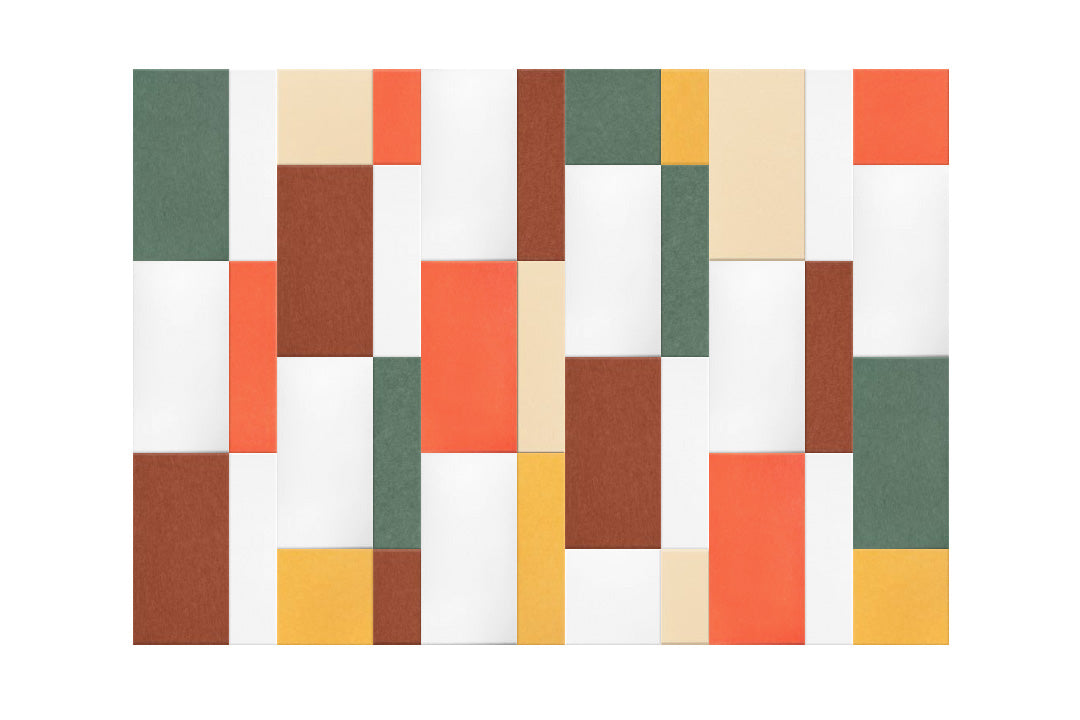 Multi-colored Felt Right wall design