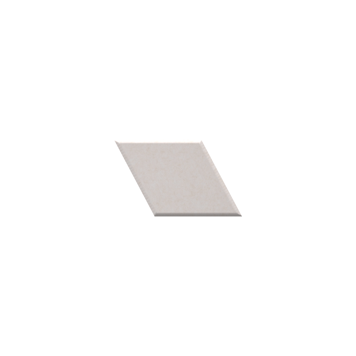 Light gray diamond with a white background