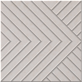 Latte 9mm Engraved Converge felt sample with chevron grooves