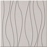 Latte 9mm Engraved River felt sample with wavy vertical grooves
