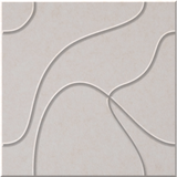 Latte 9mm Engraved Topo felt sample with flowing topographic line grooves