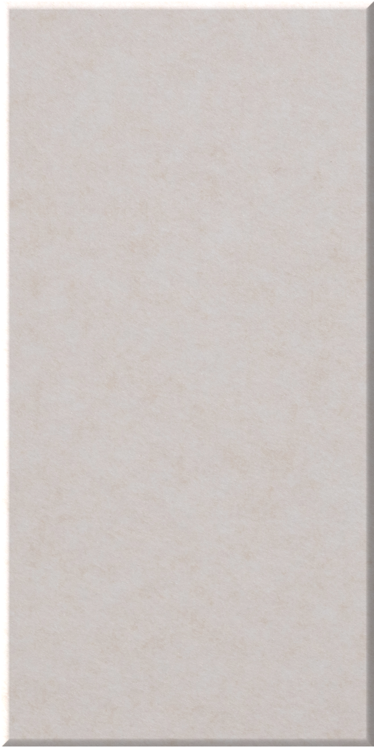 Light gray rectangular tile with subtle texture and matte finish.