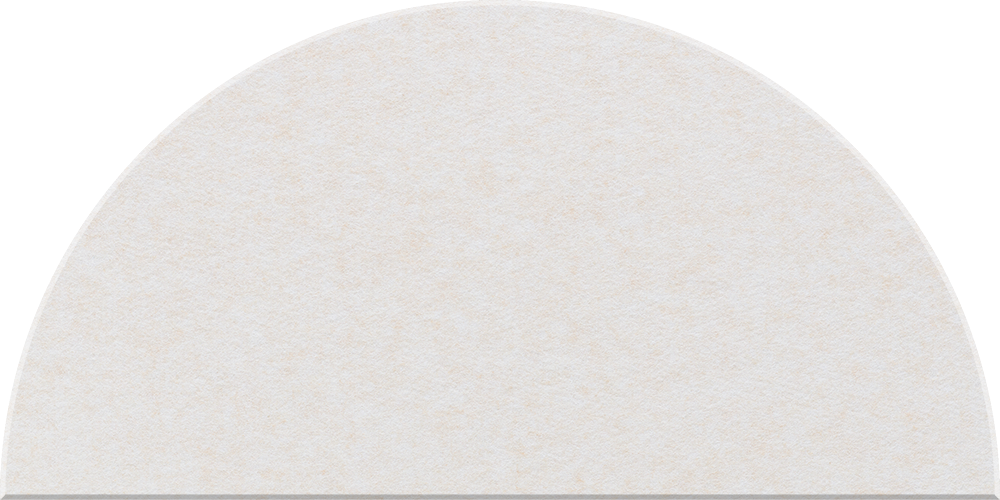 Large Half Circle Tile