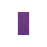 A vertical rectangular purple textured swatch centered on a plain white background.