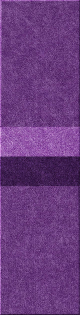 Purple rectangular carpet tiles with varying shades stacked vertically showing texture and color options.