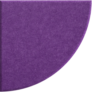 Lavender Quarter Circle