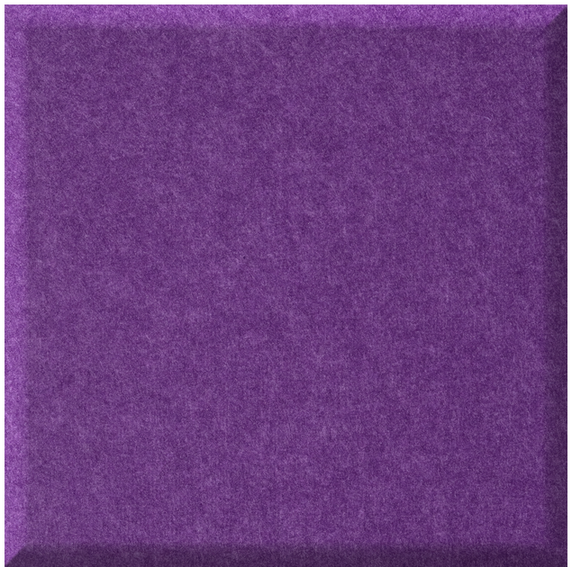 Purple textured tile with matte finish and subtle dimensional shading.