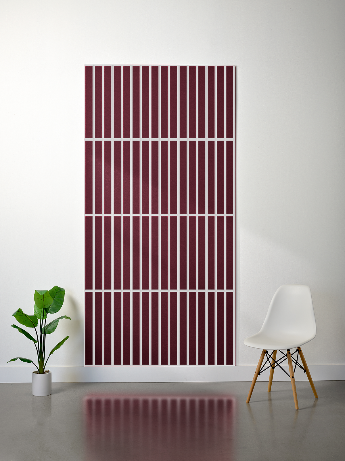 18mm Layered Engraved Felt Sheet – Large Parallel