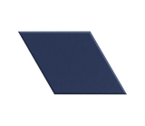 Navy blue rectangular object on a white background