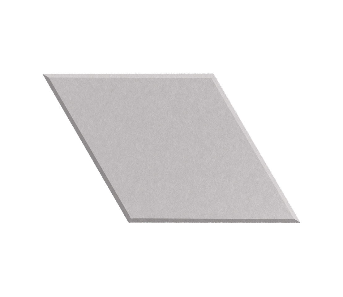 Rectangular purple tile on a white background
