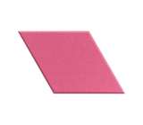Brown rectangular tile on a white background