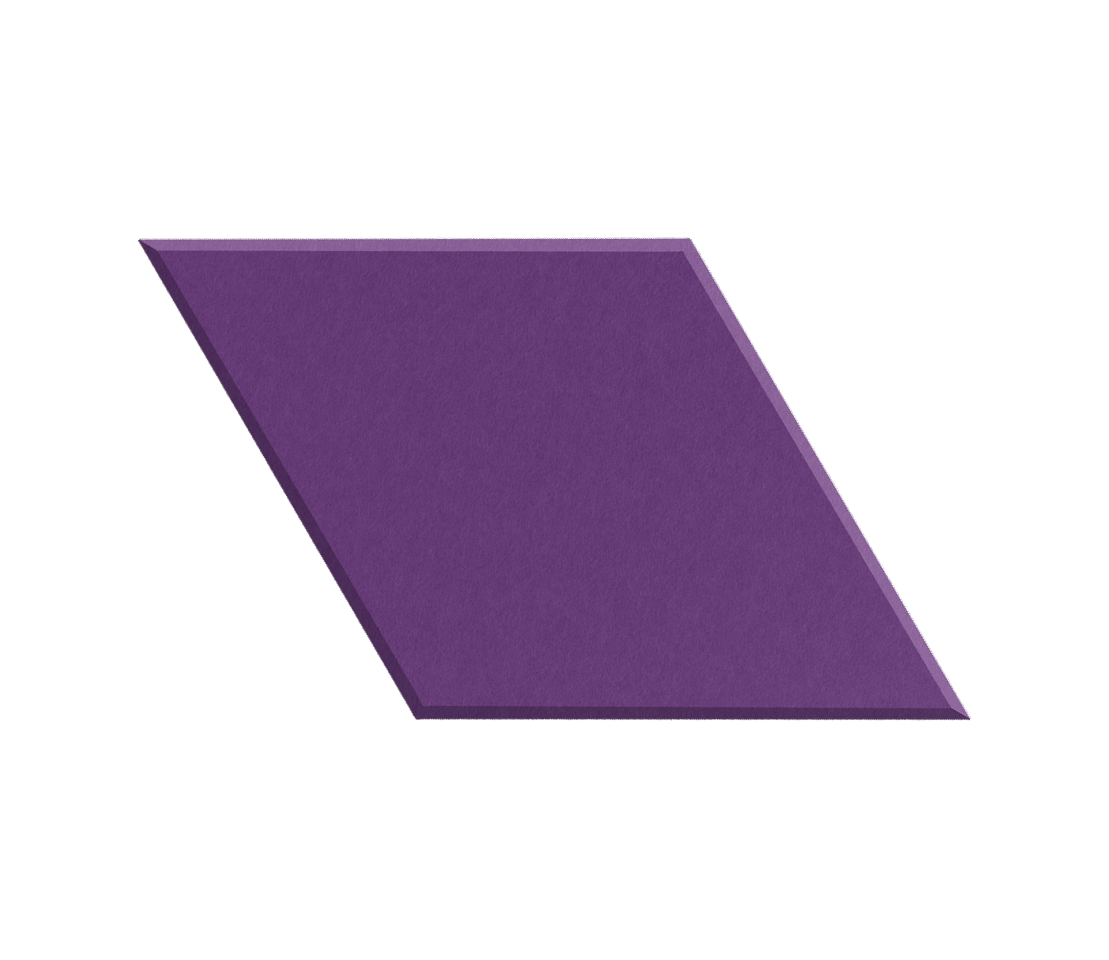 Solid purple color swatch on a white background