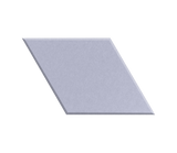 Rectangular purple tile on a white background