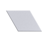 Rectangular purple tile on a white background