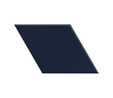 Navy blue rhombus shape on a white background