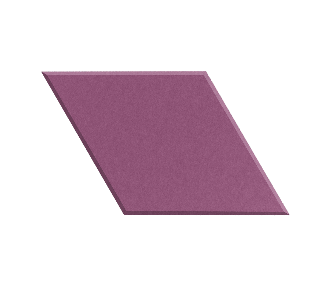 Solid purple color swatch on a white background