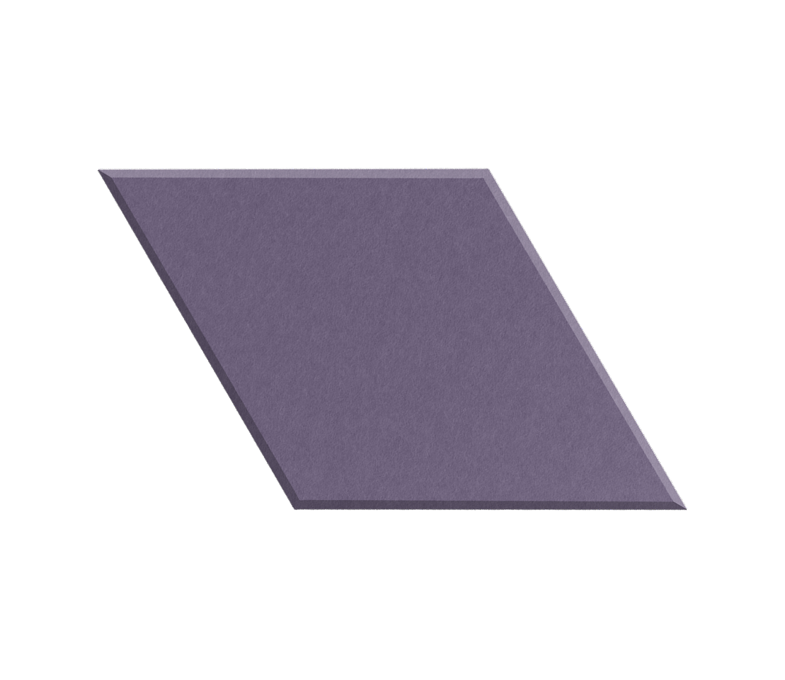 Solid purple color swatch on a white background
