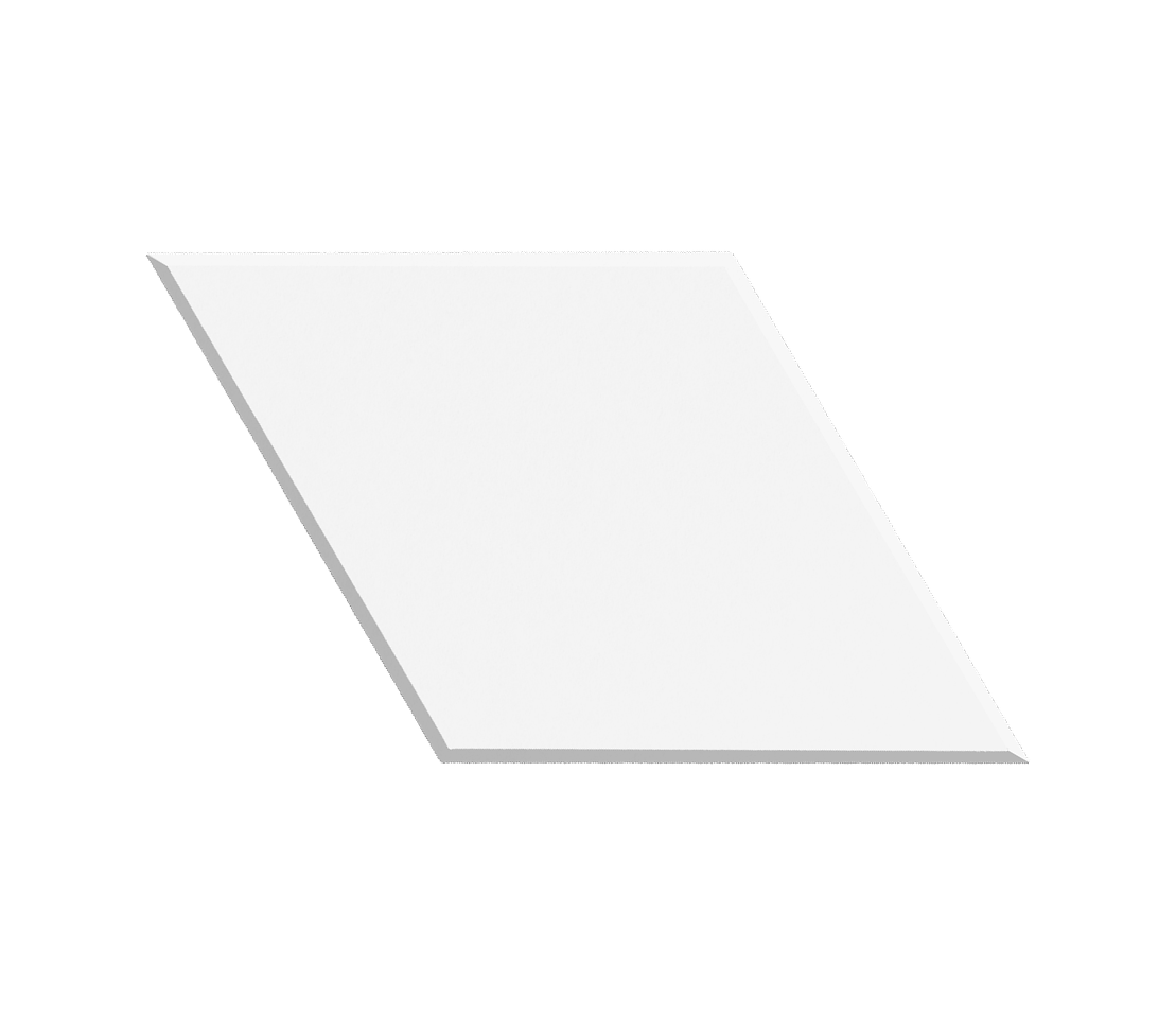 White rectangular sheet on a white background