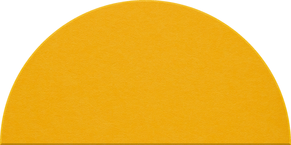 Large Half Circle Tile