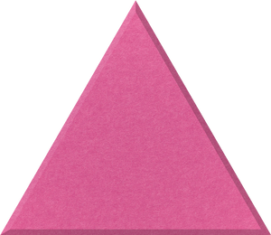 Hot Pink Large Triangle